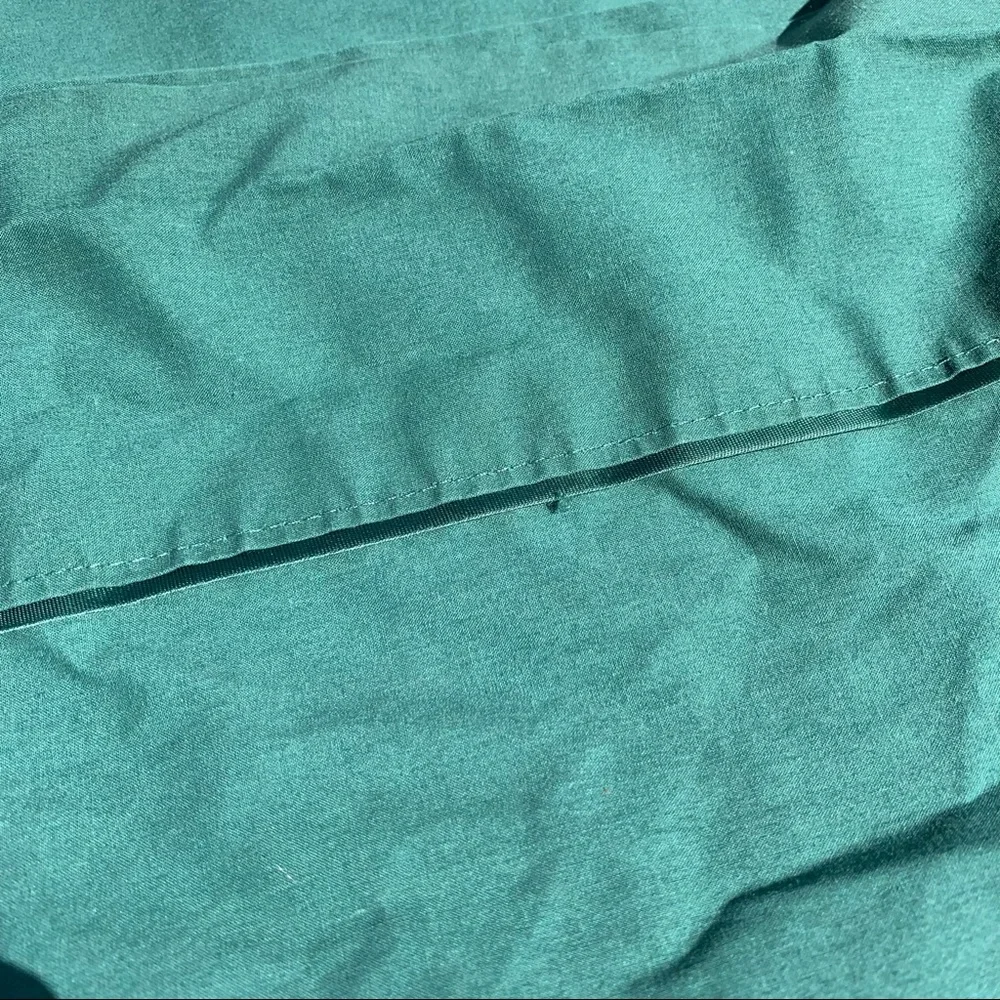 Vintage Full Size Bedding Sheet Set Fitted & Flat! Forest Green!